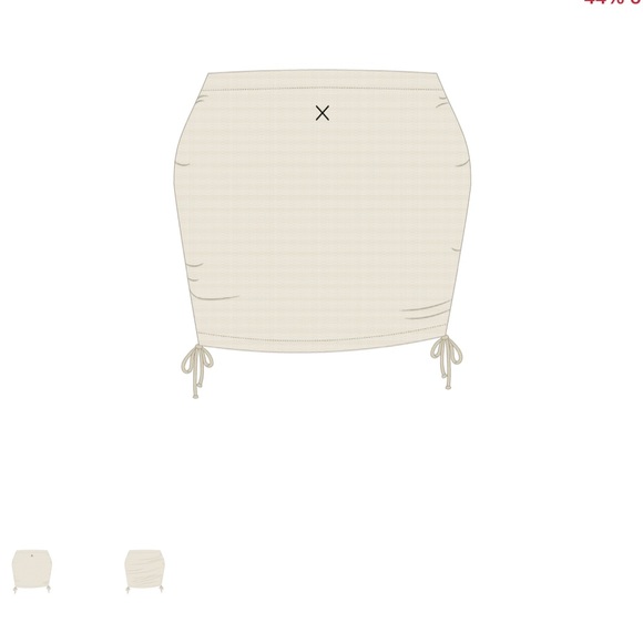 Boutine LA Tan Mesh Mini Skirt - Picture 2 of 7